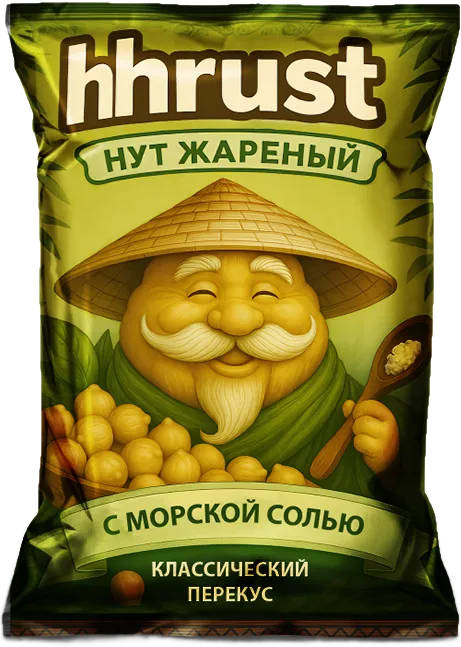 Нут жареный с солью hhrust 65гр, РБ