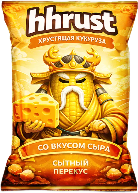 Кукуруза жареная со вкусом сыра hhrust 35гр, РБ