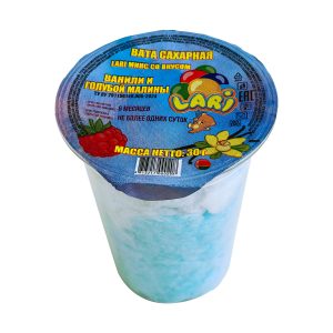 Вата сахарная LARI со вкусом ванили и голубой малины